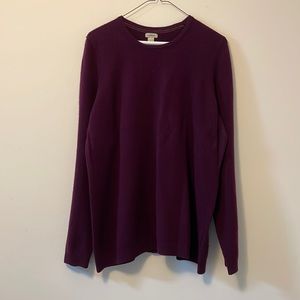 100% Cashmere LL Bean Sweater